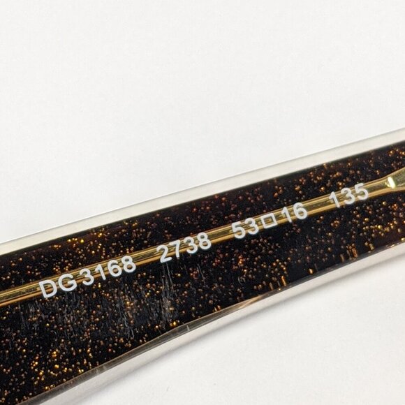 🕶️Dolce&Gabbana DG3168 2738 Eyeglasses 53/16 135 /ALA604🕶️​ - Picture 7 of 9